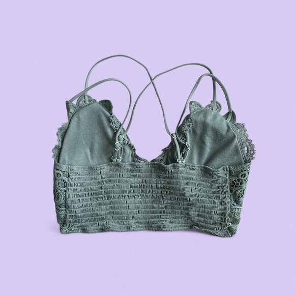 Wishlist Green Lace Bralette – Size Small - Picture 4 of 8